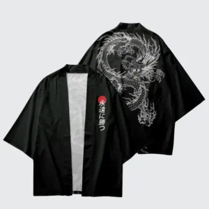 Dragon Kimono White